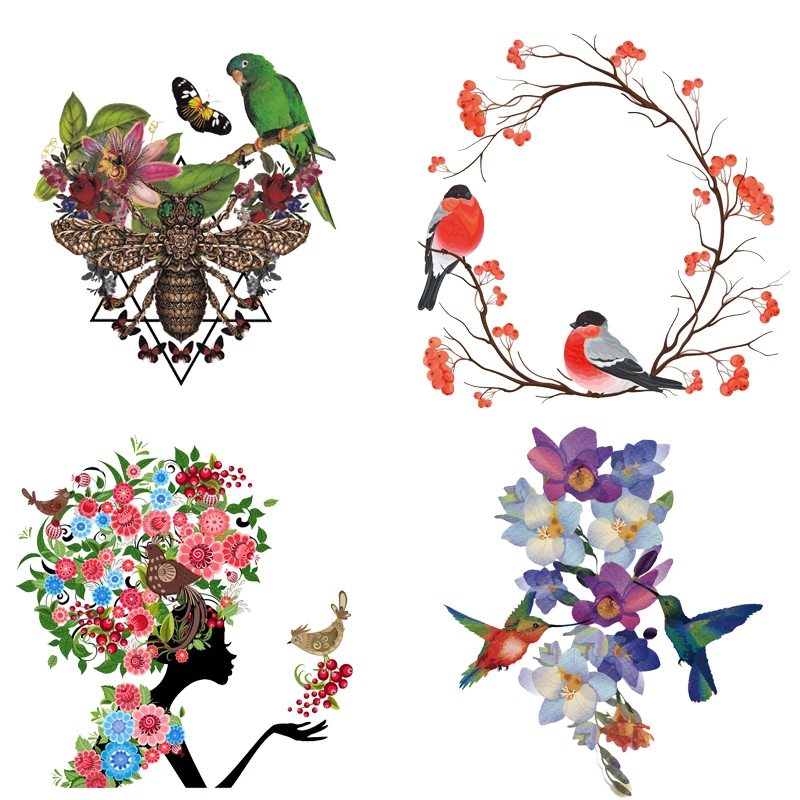 Fashion Women's Clothing Applique Iron on Flowers Patches Clothing Applications Heat Transfer Stickers DIY Dress T-shirt Print E
Fashion Women's Clothing Applique Iron on Flowers Patches Clothing Applications Heat Transfer Stickers DIY Dress T-shirt Print E