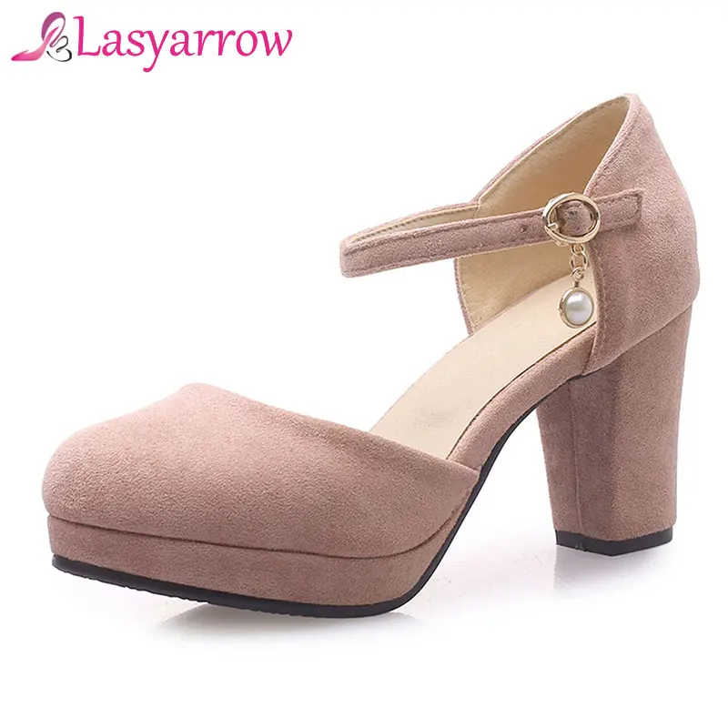 Lasyarrow Fashion Ankle Buckle Strap Women Pumps High Heels Round Toe Platform Pump Shoes Ladies Cut Out Casual Dress Shoes J545
Lasyarrow Fashion Ankle Buckle Strap Women Pumps High Heels Round Toe Platform Pump Shoes Ladies Cut Out Casual Dress Shoes J545