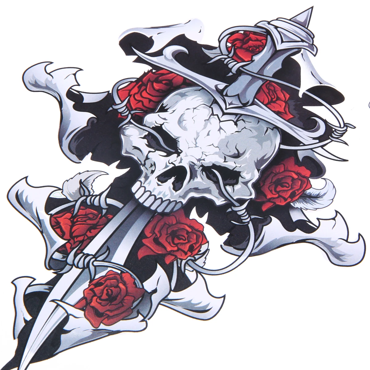 1 pcs Red Rose Skull Self-adhesive Sticker Decal for Motorcycle Motorbike Stickers
1 pcs Red Rose Skull Self-adhesive Sticker Decal for Motorcycle Motorbike Stickers