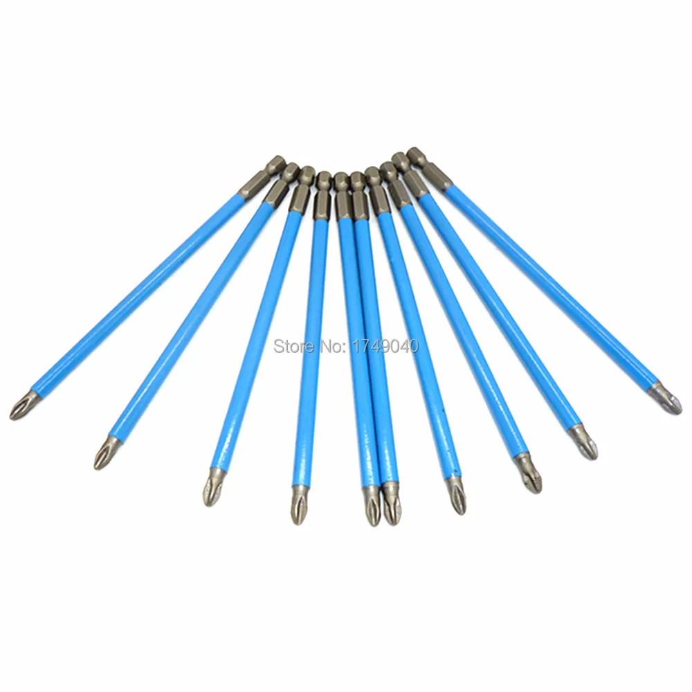 10pcs Non-slip Phillips Screwdriver Bit Set 150mm PH2 Magnetic Screwdriver 1/4" Hex Shank Impact Screw Driver Drill Bits Tools
10pcs Non-slip Phillips Screwdriver Bit Set 150mm PH2 Magnetic Screwdriver 1/4" Hex Shank Impact Screw Driver Drill Bits Tools