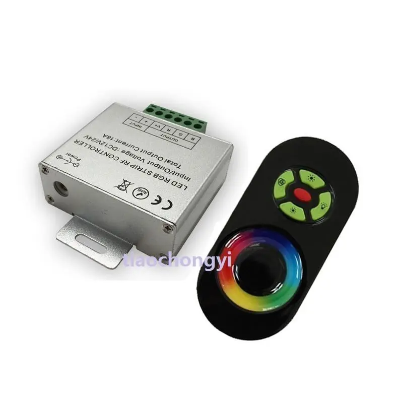 DC 12V-24V 18A RGB RF Touch Panel Wireless Remote Controller For 2835 5050 RGB Led Strip
DC 12V-24V 18A RGB RF Touch Panel Wireless Remote Controller For 2835 5050 RGB Led Strip