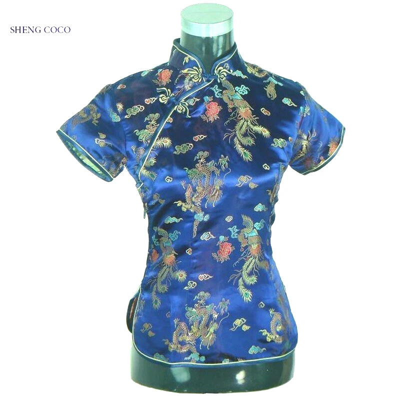 SHENG COCO Ladies Tops With Dragon Chinese Tops Stylish Simple Cheongsam Shirt Woman Satin Tops Embroidered Dragon Phoenix S-4XL
SHENG COCO Ladies Tops With Dragon Chinese Tops Stylish Simple Cheongsam Shirt Woman Satin Tops Embroidered Dragon Phoenix S-4XL