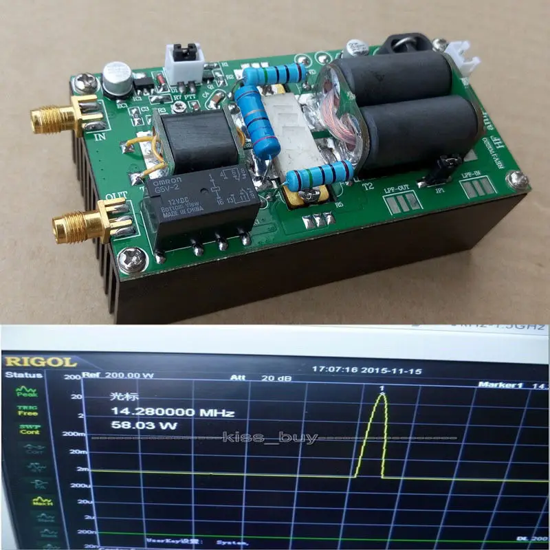 DYKB MINIPA Assembled 100W SSB linear HF Power Amplifier 1.8-54 MHz For YAESU FT-817 KX3 heastink CW AM FM HAM radio
DYKB MINIPA Assembled 100W SSB linear HF Power Amplifier 1.8-54 MHz For YAESU FT-817 KX3 heastink CW AM FM HAM radio