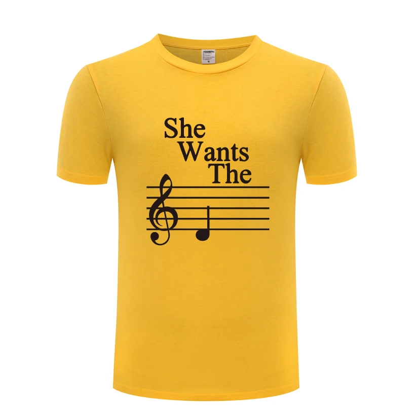She Wants The D Music Notes Novelty Creative Men's T-Shirt T Shirt Men 2018 New Short Sleeve O Neck Cotton Casual Top Tee
She Wants The D Music Notes Novelty Creative Men's T-Shirt T Shirt Men 2018 New Short Sleeve O Neck Cotton Casual Top Tee