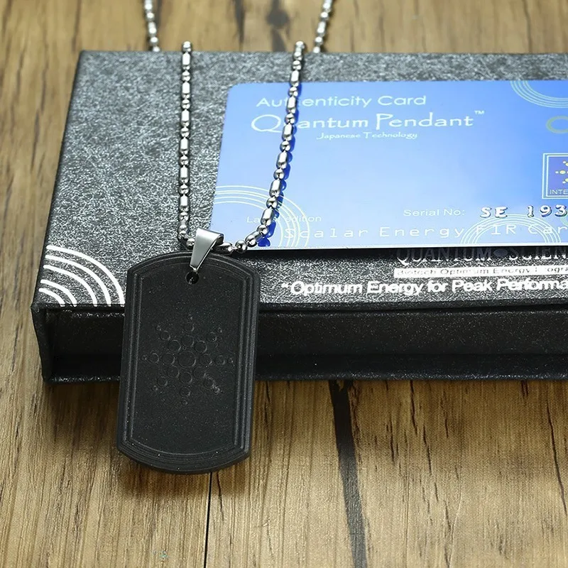 Energy Power Dog Tag Pendant Scalar Quantum Necklace Bio Science Balance EMF Protection for Men Jewelry 2000 ~ 3000 Ions 25.5 in
Energy Power Dog Tag Pendant Scalar Quantum Necklace Bio Science Balance EMF Protection for Men Jewelry 2000 ~ 3000 Ions 25.5 in