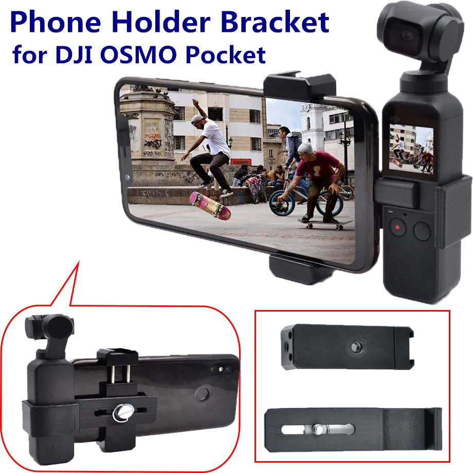 DJI OSMO Pocket Accessories Handheld Camera Phone Holder Bracket Fixed Stand Mobile Holder for OSMO Pocket
DJI OSMO Pocket Accessories Handheld Camera Phone Holder Bracket Fixed Stand Mobile Holder for OSMO Pocket