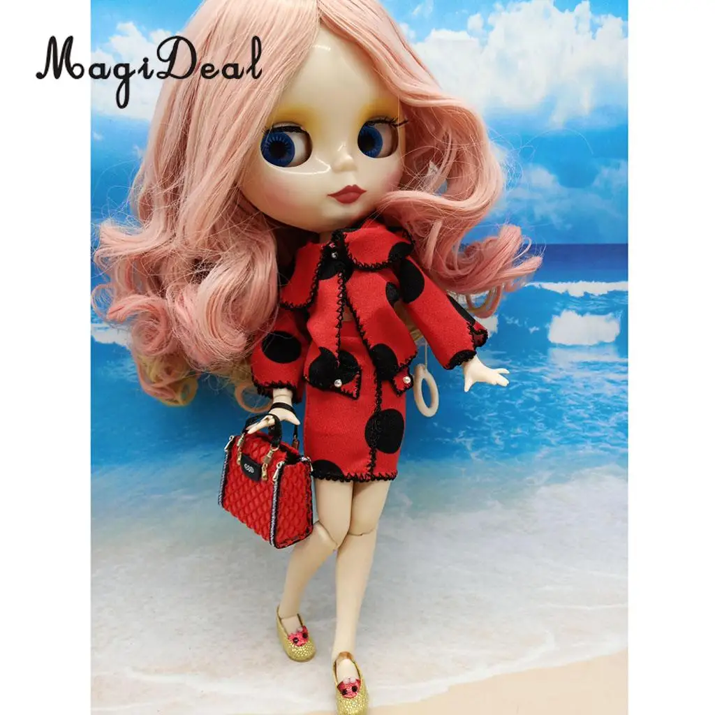 Cute Fashion Handmade Handbag for 1/6 Girl Dolls BJD Licca Blythe Dolls Toy Decoration Gifts Red
Cute Fashion Handmade Handbag for 1/6 Girl Dolls BJD Licca Blythe Dolls Toy Decoration Gifts Red