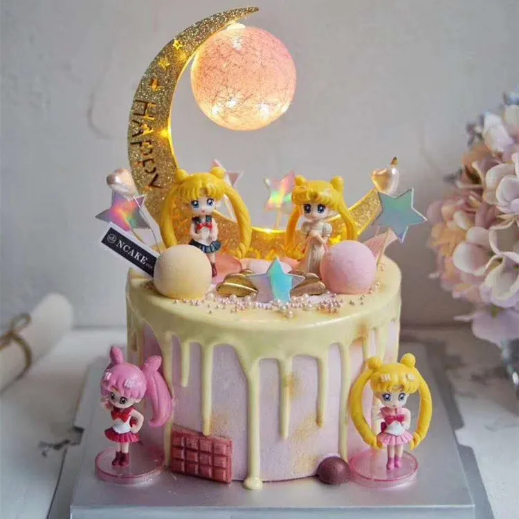 Genuine Authorized Birthday Cake Decoration Plug-in Starry Moon Lights up Luminescence Acrylic the Moon yue ya deng cha pai
Genuine Authorized Birthday Cake Decoration Plug-in Starry Moon Lights up Luminescence Acrylic the Moon yue ya deng cha pai