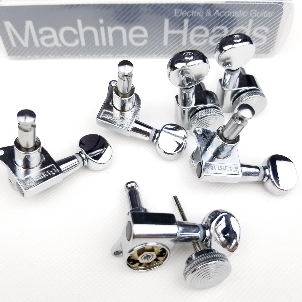 New Chrome Guitar Locking Tuners Electric Guitar Machine Heads Tuners JN-05SP Lock Silver Tuning Pegs ( With packaging )
New Chrome Guitar Locking Tuners Electric Guitar Machine Heads Tuners JN-05SP Lock Silver Tuning Pegs ( With packaging )
