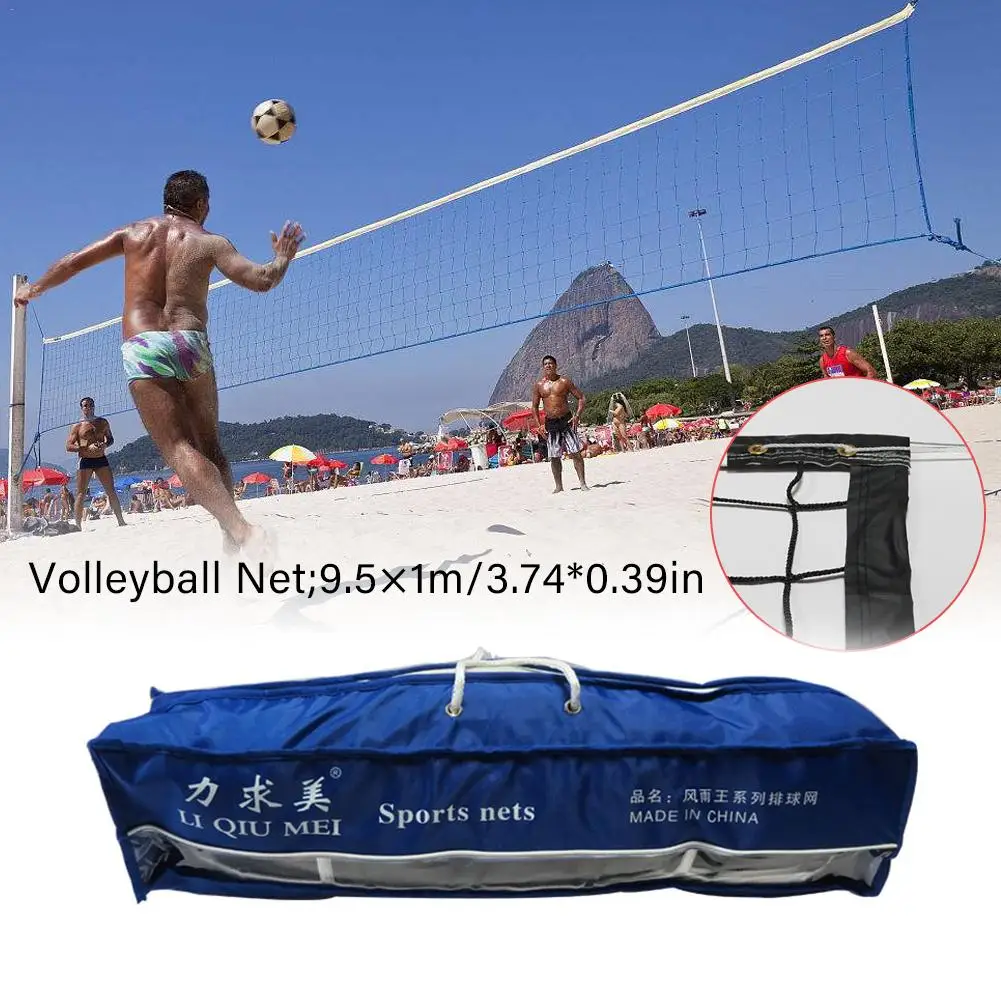 High Quality Volleyball Net PVC Mesh Standard Competition Professional Beach Volleyball Sports Net For Outdoor Indoor
High Quality Volleyball Net PVC Mesh Standard Competition Professional Beach Volleyball Sports Net For Outdoor Indoor