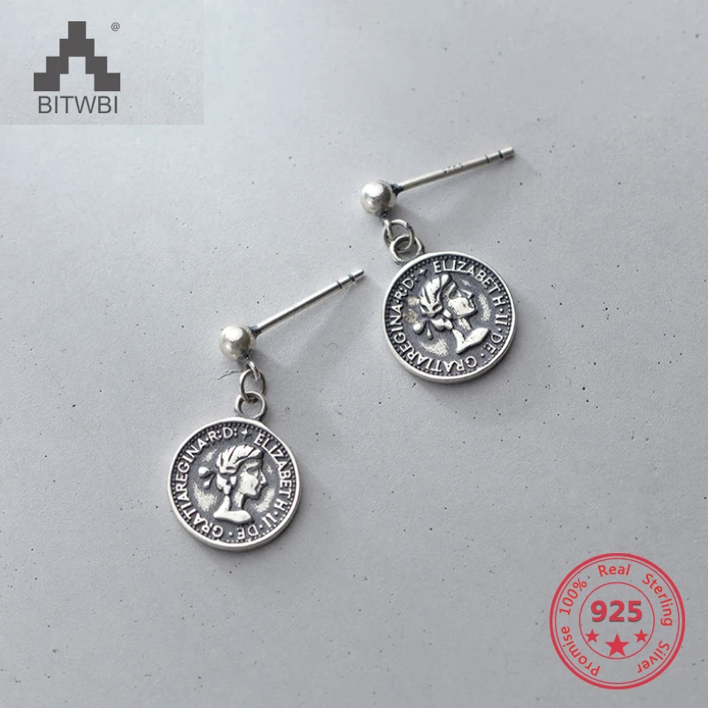 Korea Hot Style 925 Sterling Silver Simple Retro Vintage Elizabeth Round Plate Earring Jewelry for Women
Korea Hot Style 925 Sterling Silver Simple Retro Vintage Elizabeth Round Plate Earring Jewelry for Women