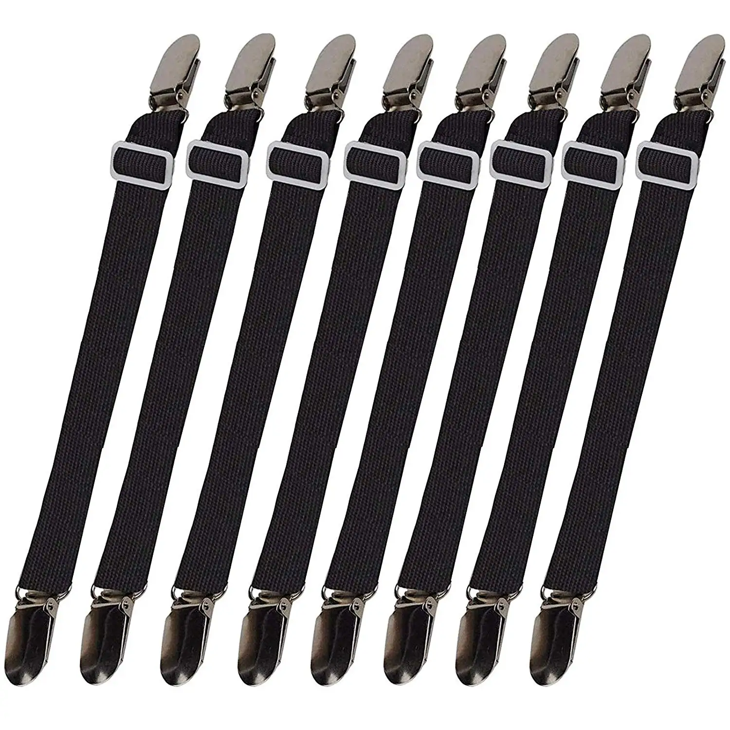 Hot Sale 8pcs Sheet Straps Suspenders Band Adjustable Bed Corner Holder Elastic Fasteners Clips Grippers Mattress Pad Cover Fi
Hot Sale 8pcs Sheet Straps Suspenders Band Adjustable Bed Corner Holder Elastic Fasteners Clips Grippers Mattress Pad Cover Fi