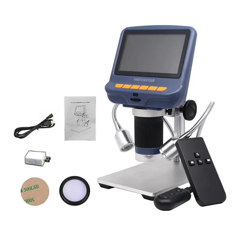 4.3in LCD Digital Microscope Durable USB Adjustable Light Microscope With Adjustable LED Light HD Video Microscopes
4.3in LCD Digital Microscope Durable USB Adjustable Light Microscope With Adjustable LED Light HD Video Microscopes