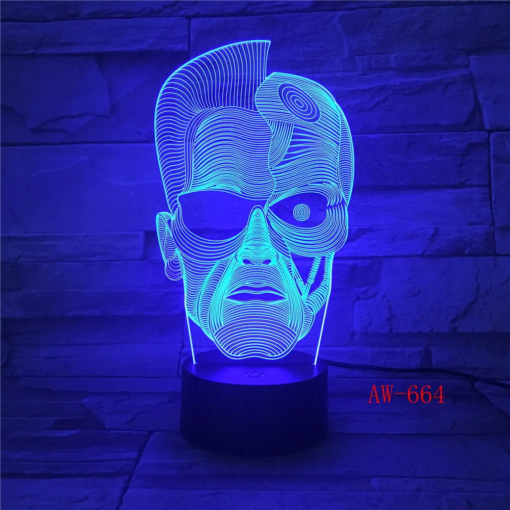 One Eyed Person 7 Colors Changeable 3D Night Light Visual LED Touch USB Table Lamp Home Atmosphere Lamp Kids Toy Gift AW-664
One Eyed Person 7 Colors Changeable 3D Night Light Visual LED Touch USB Table Lamp Home Atmosphere Lamp Kids Toy Gift AW-664