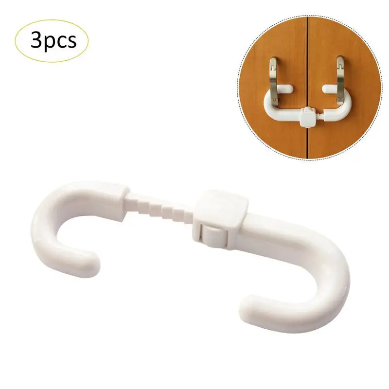 3Pcs C-type Safety Locks For Refrigerators Door Baby Safe Protection From Children Lock Castle Security Blocker Padlock
3Pcs C-type Safety Locks For Refrigerators Door Baby Safe Protection From Children Lock Castle Security Blocker Padlock