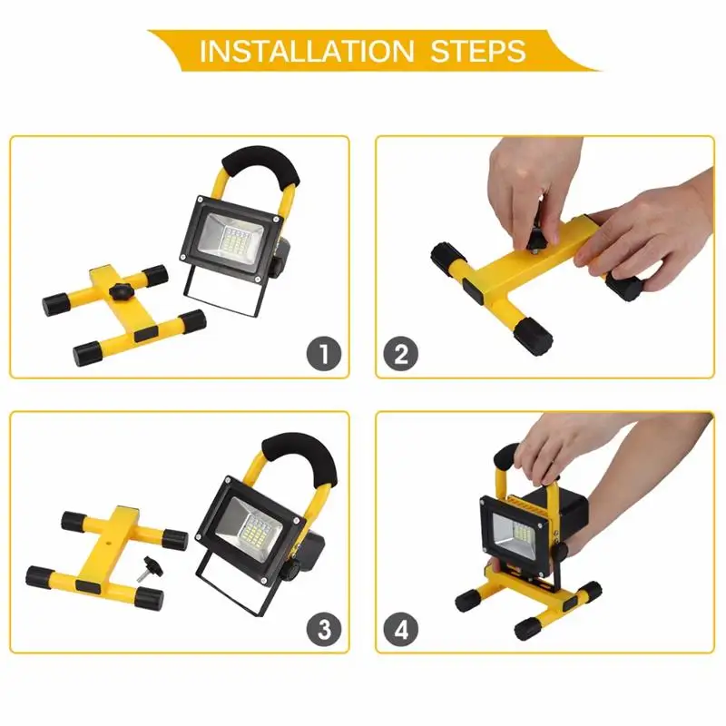 Onever 3 Color LED Mobile Power Bank Waterproof 30W USB Handy Hook Camping Lamp Outdoor Spotlight Floodlight for Car Repairing | Автомобили
