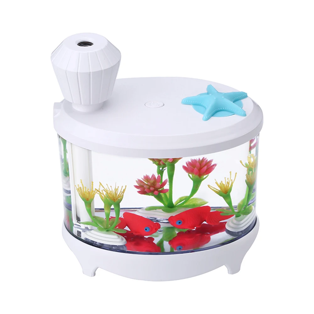USB Mini Novel Fish Tank LED Night Light Household Ultrasonic Air Humidifier Aquarium Cylinder Air Purifier Misting Maker Lamp
USB Mini Novel Fish Tank LED Night Light Household Ultrasonic Air Humidifier Aquarium Cylinder Air Purifier Misting Maker Lamp