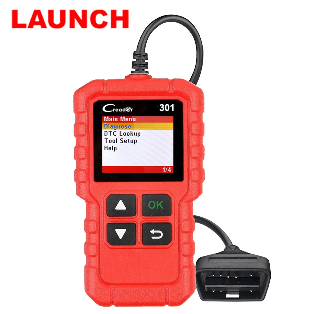 Старт X431 CReader 301 считыватель кода OBD2 средство диагностики двигателя Обратный