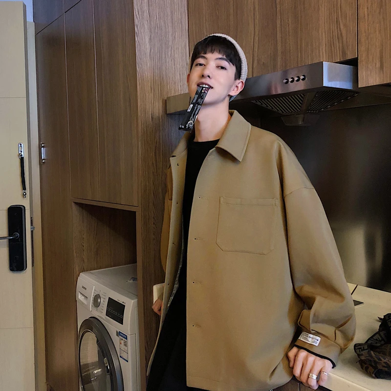 2019 Spring And Autumn Korean Version Of The Campus Style Fashion Trend Couple Men's Long-sleeved Casual Loose Thick Coat
2019 Spring And Autumn Korean Version Of The Campus Style Fashion Trend Couple Men's Long-sleeved Casual Loose Thick Coat