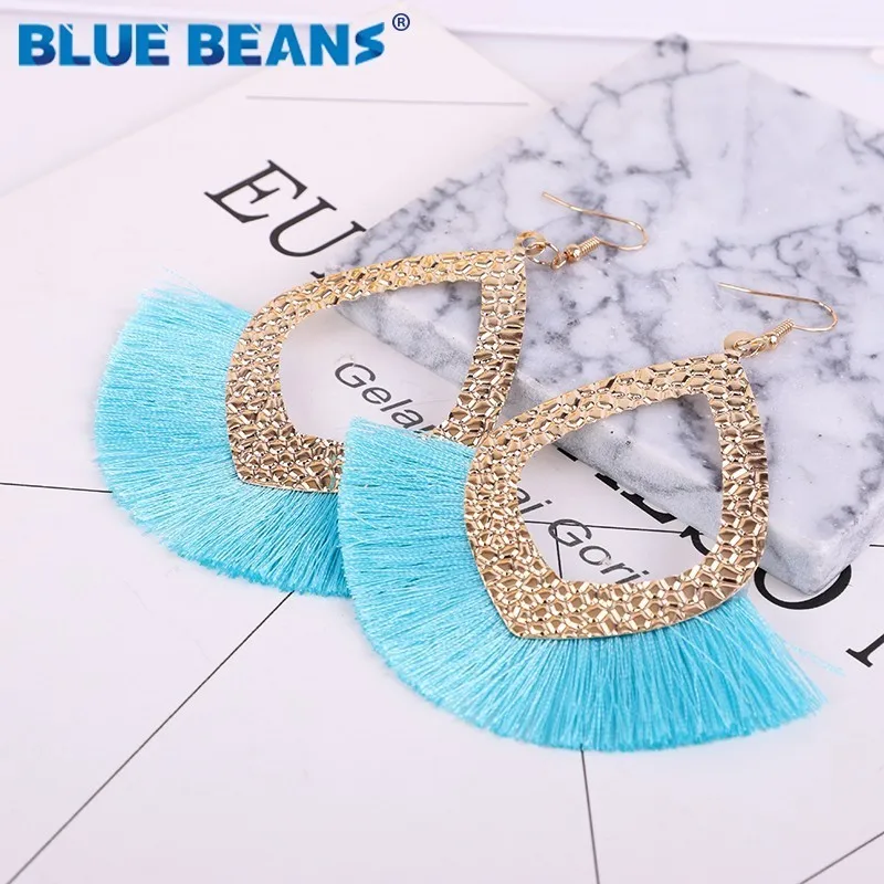 Earrings for women korean fashion tassel Pendant geometric bohemia punk long blue gold indian jewelry manual wholesale studs cc
Earrings for women korean fashion tassel Pendant geometric bohemia punk long blue gold indian jewelry manual wholesale studs cc