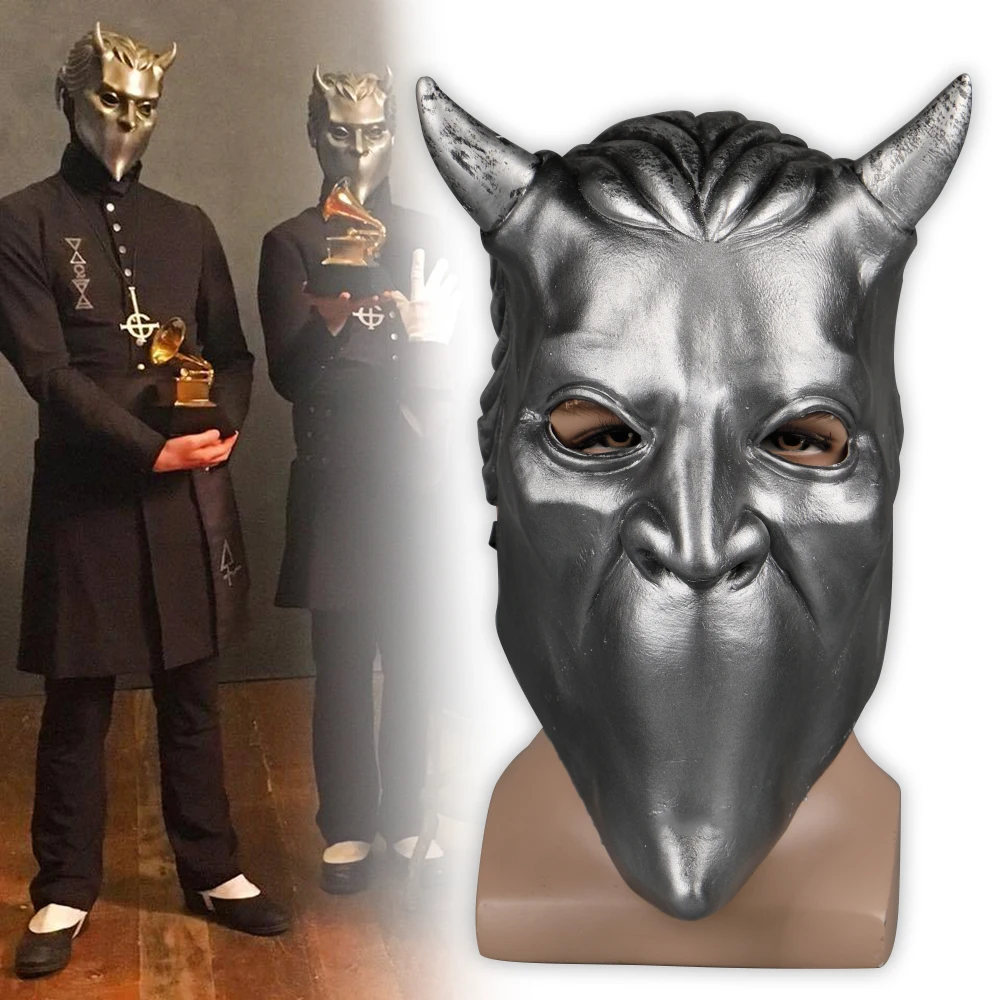 Ghost Nameless Ghoul Mask Cosplay Ghost B.C Rock Roll Band Latex Helmet Masks Halloween Party Props DropShipping
Ghost Nameless Ghoul Mask Cosplay Ghost B.C Rock Roll Band Latex Helmet Masks Halloween Party Props DropShipping