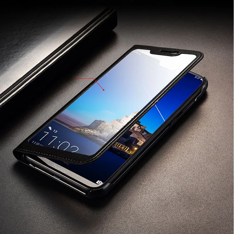 Чехол для Huawei Honor 8X Max полное окошко искусственная кожа откидной чехол 8X/8x