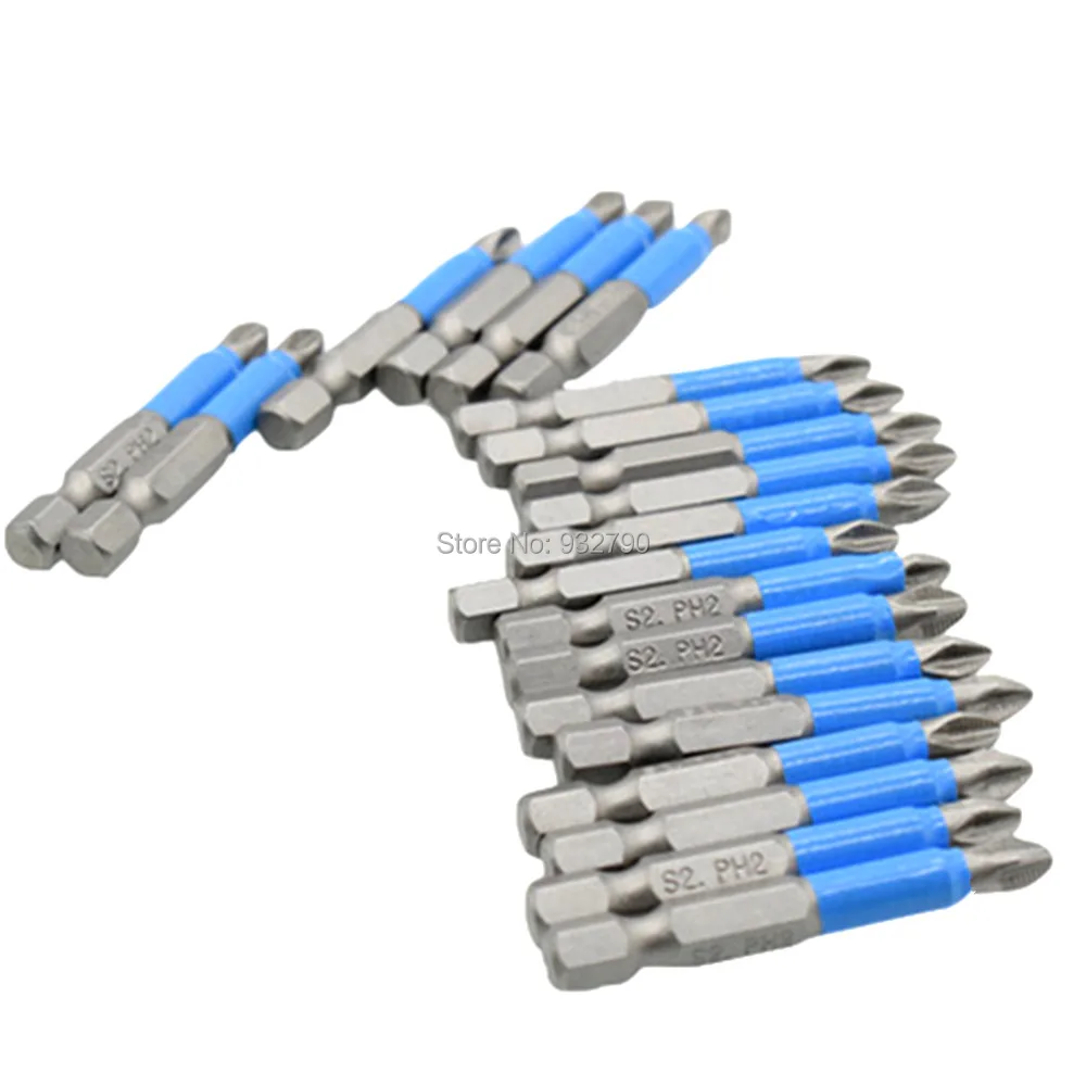 20pcs 50mm Phillips 2 (PH2) Screwdriver Insert Driver Bits Magnetic Screwdriver Insert Power Tool Driver Bits 1/4"(6.35mm) Hex
20pcs 50mm Phillips 2 (PH2) Screwdriver Insert Driver Bits Magnetic Screwdriver Insert Power Tool Driver Bits 1/4"(6.35mm) Hex