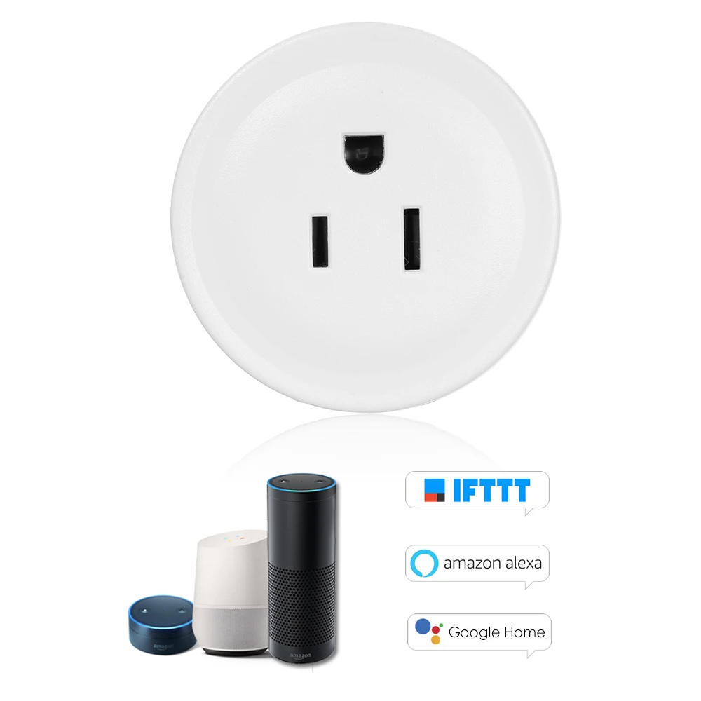 Mini Smart WiFi Socket Remote Control by Smart Phone from Anywhere Timing Function, Voice Control for Amazon Alexa
Mini Smart WiFi Socket Remote Control by Smart Phone from Anywhere Timing Function, Voice Control for Amazon Alexa