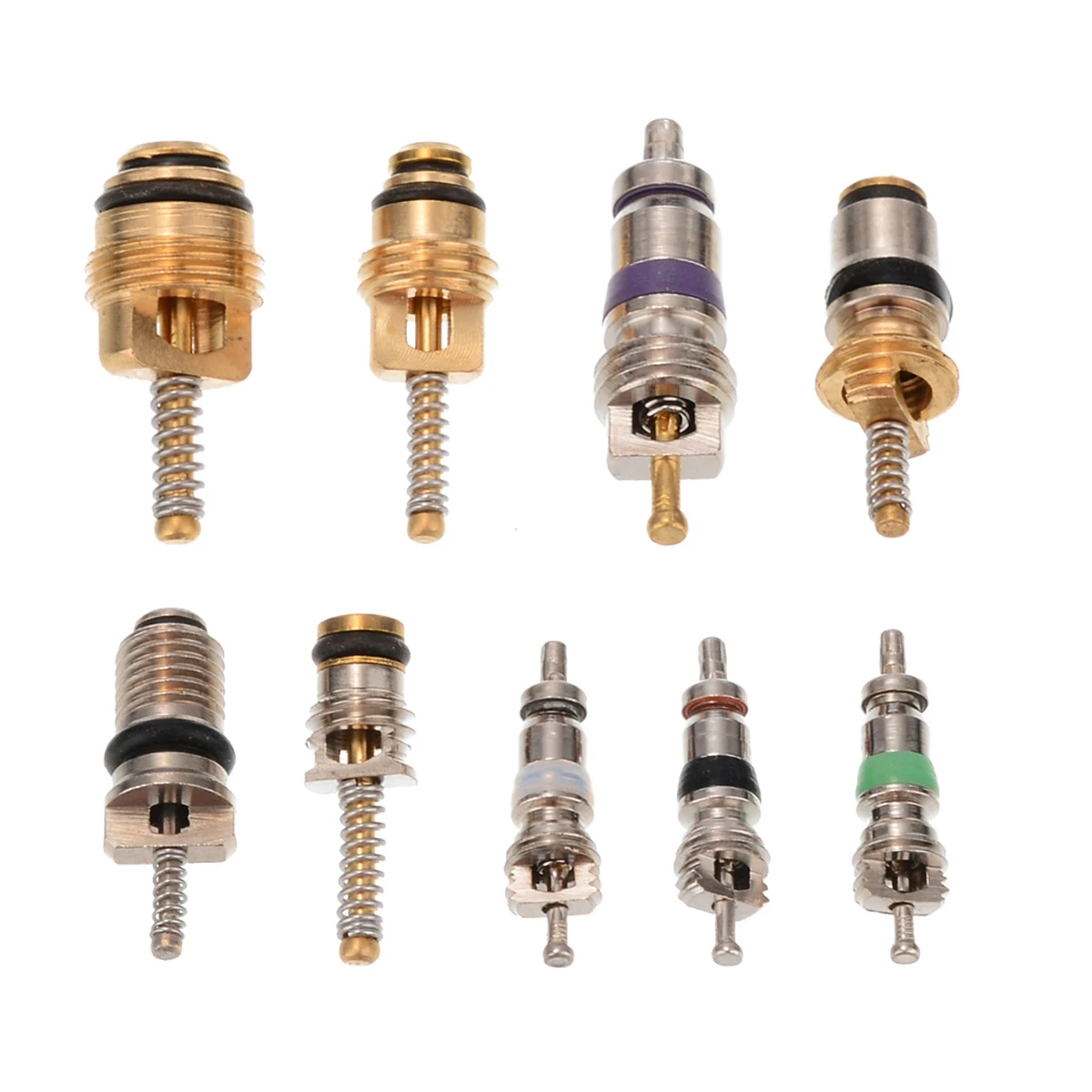 134pcs/set A/C Valve Core Assortment Kit R12 R134A Copper Brass Air Conditioning For Buick Honda Toyota
134pcs/set A/C Valve Core Assortment Kit R12 R134A Copper Brass Air Conditioning For Buick Honda Toyota