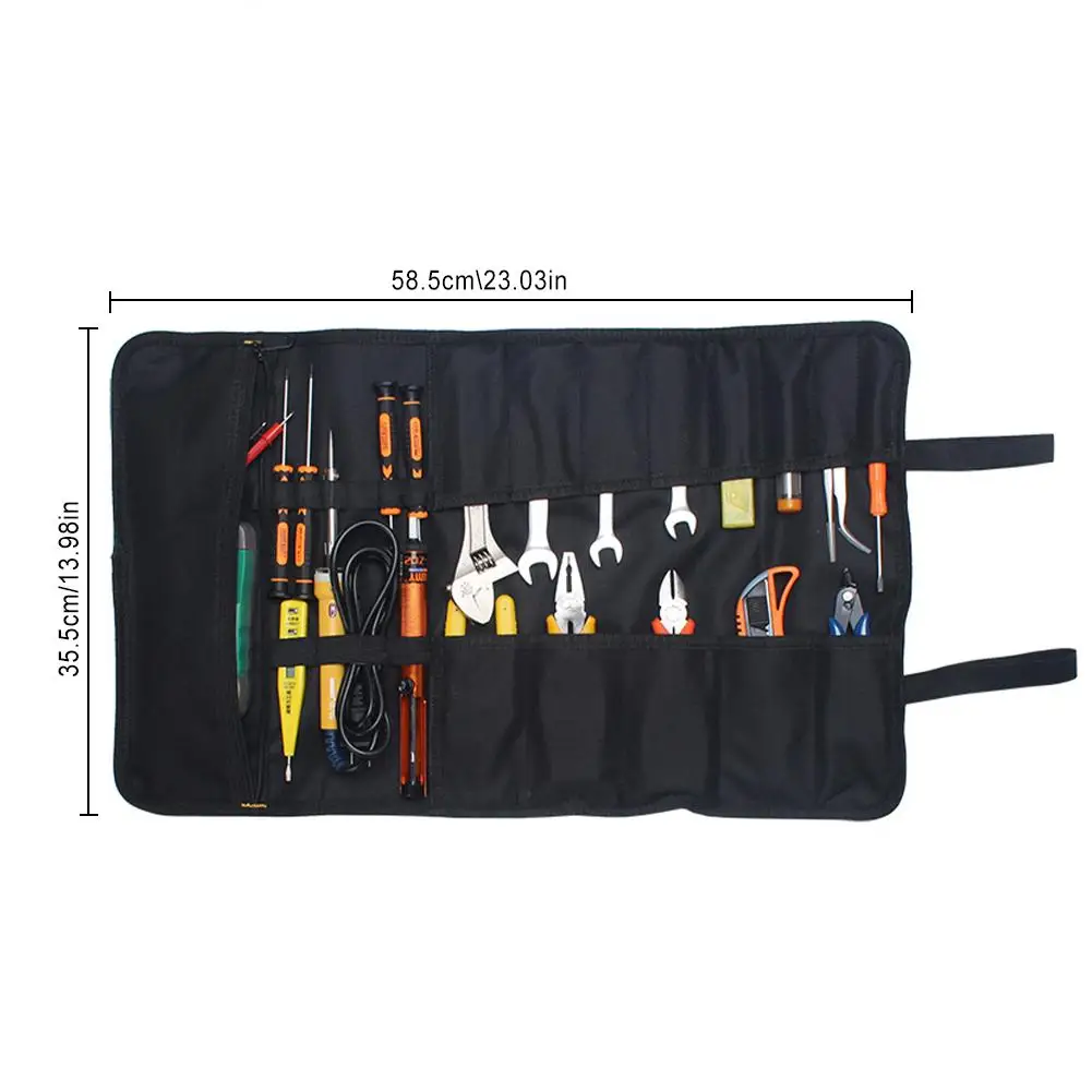 Oxford Canvas Waterproof Storage Hand Tool Bag With Adjustable Shoulder Strap Wide Open Mouth Storage Bag Power Tools Hardware
Oxford Canvas Waterproof Storage Hand Tool Bag With Adjustable Shoulder Strap Wide Open Mouth Storage Bag Power Tools Hardware
