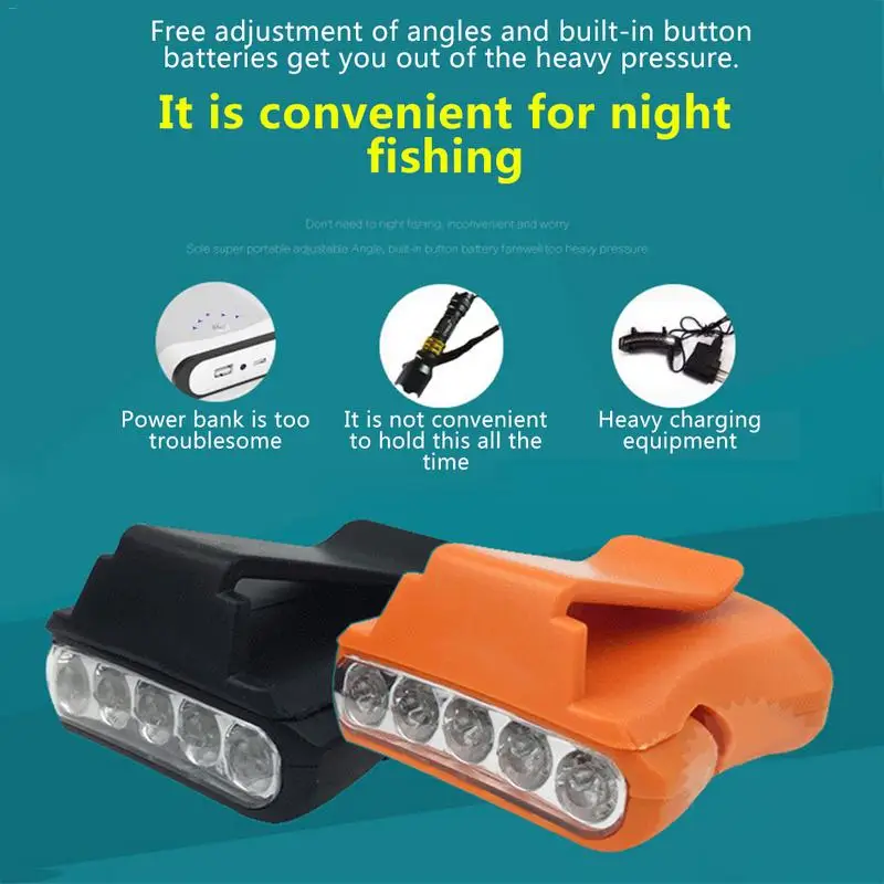 Q5 5LED Кепки светильник Настенный s Открытый Кемпинг Рыбалка попробую установлены