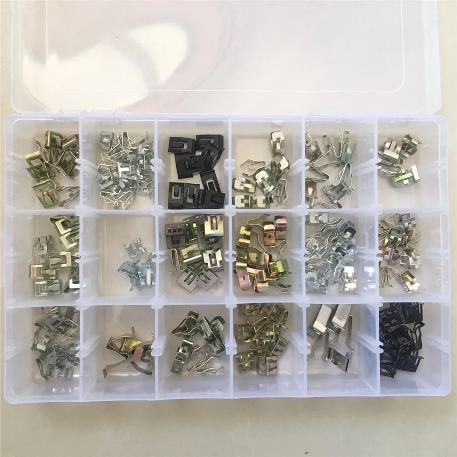 180pcs Car Leaf Board Fender Bumper Self - tapping Screw Base Metal Fastener Clip For All Auto Rivets
180pcs Car Leaf Board Fender Bumper Self - tapping Screw Base Metal Fastener Clip For All Auto Rivets