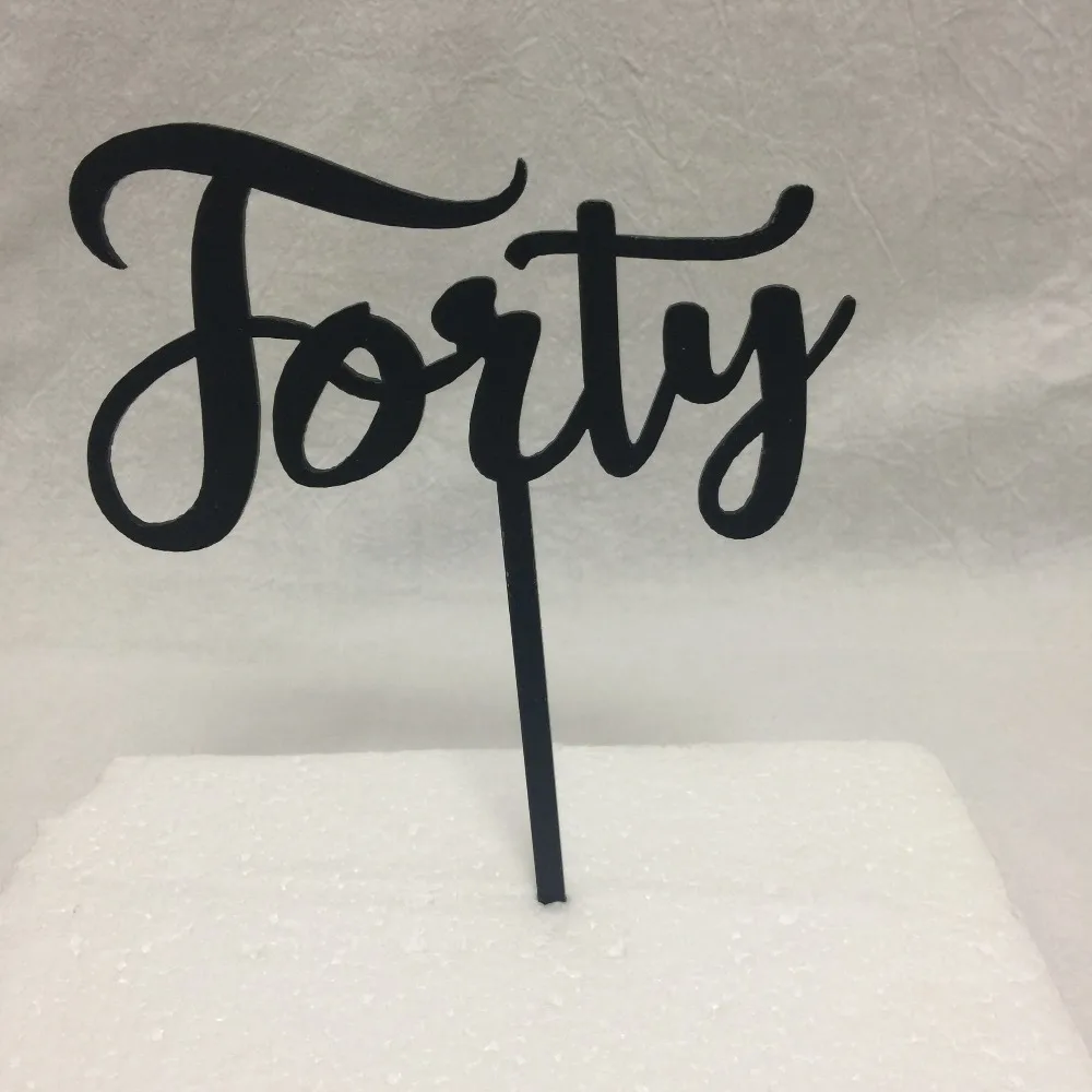 Forty birthday acrylic 40 cake topper happy 40th birthday cake toppers cake decoration
Forty birthday acrylic 40 cake topper happy 40th birthday cake toppers cake decoration