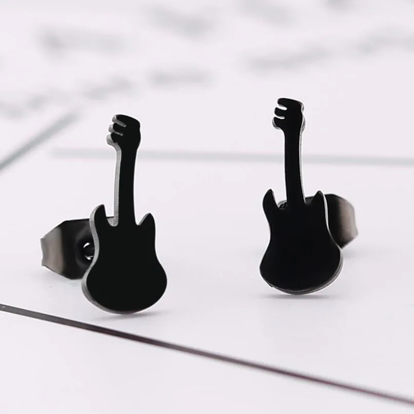 Music Instruments Trend Brief Titanium Stainless Steel 3 Colors Plated Men Earring Stud Earrings For Women Classic Jewelry
Music Instruments Trend Brief Titanium Stainless Steel 3 Colors Plated Men Earring Stud Earrings For Women Classic Jewelry