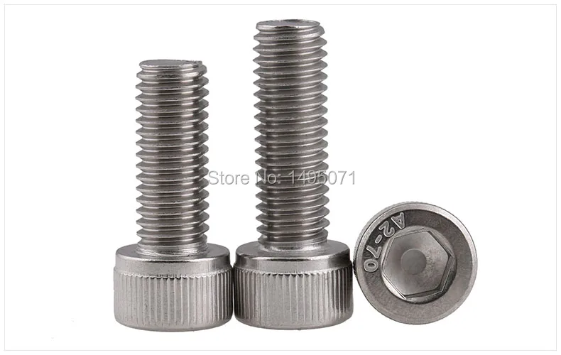 200pcs/Lot Metric M2 DIN912 304 Stainless Steel A2 Hex Socket Head Cap Screw Bolts
200pcs/Lot Metric M2 DIN912 304 Stainless Steel A2 Hex Socket Head Cap Screw Bolts