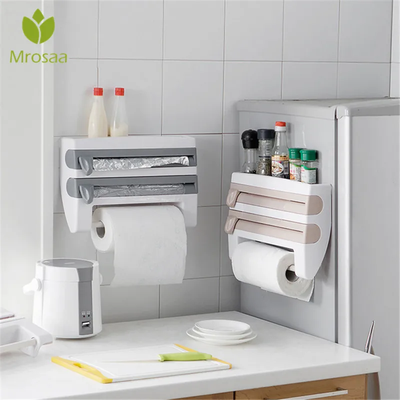 Kitchen Storage Tools Plastic Refrigerator Cling Film Storage Rack Wrap Cutter Wall Hanging Paper Towel Holder Kitchen Organizer
Kitchen Storage Tools Plastic Refrigerator Cling Film Storage Rack Wrap Cutter Wall Hanging Paper Towel Holder Kitchen Organizer