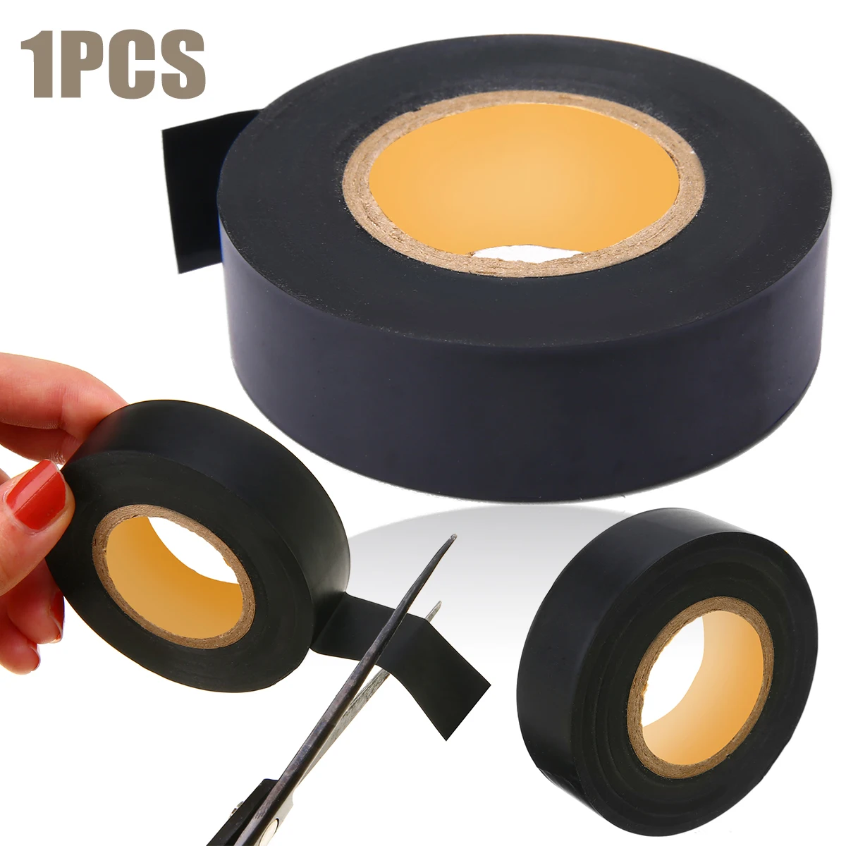 1 Roll Black PVC Insulation Electrical Tape Flame Retardent Insulation Adhesive Repair Waterproof Bonding Tool 17mm*25m
1 Roll Black PVC Insulation Electrical Tape Flame Retardent Insulation Adhesive Repair Waterproof Bonding Tool 17mm*25m