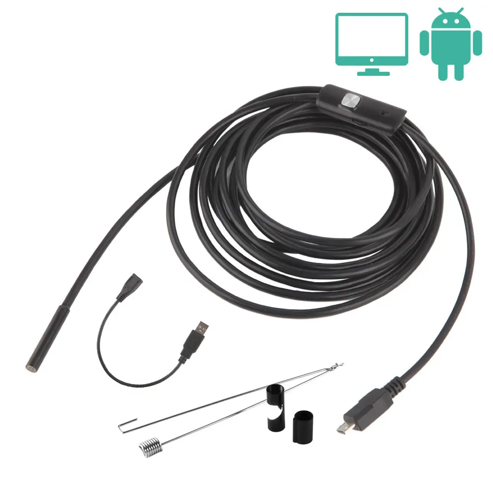 5.5mm USB Endoscope Mini Camera For Android Phone USB OTG Endoscope 720P Waterproof Inspection Camera With 6 LED Lens Borescope
5.5mm USB Endoscope Mini Camera For Android Phone USB OTG Endoscope 720P Waterproof Inspection Camera With 6 LED Lens Borescope