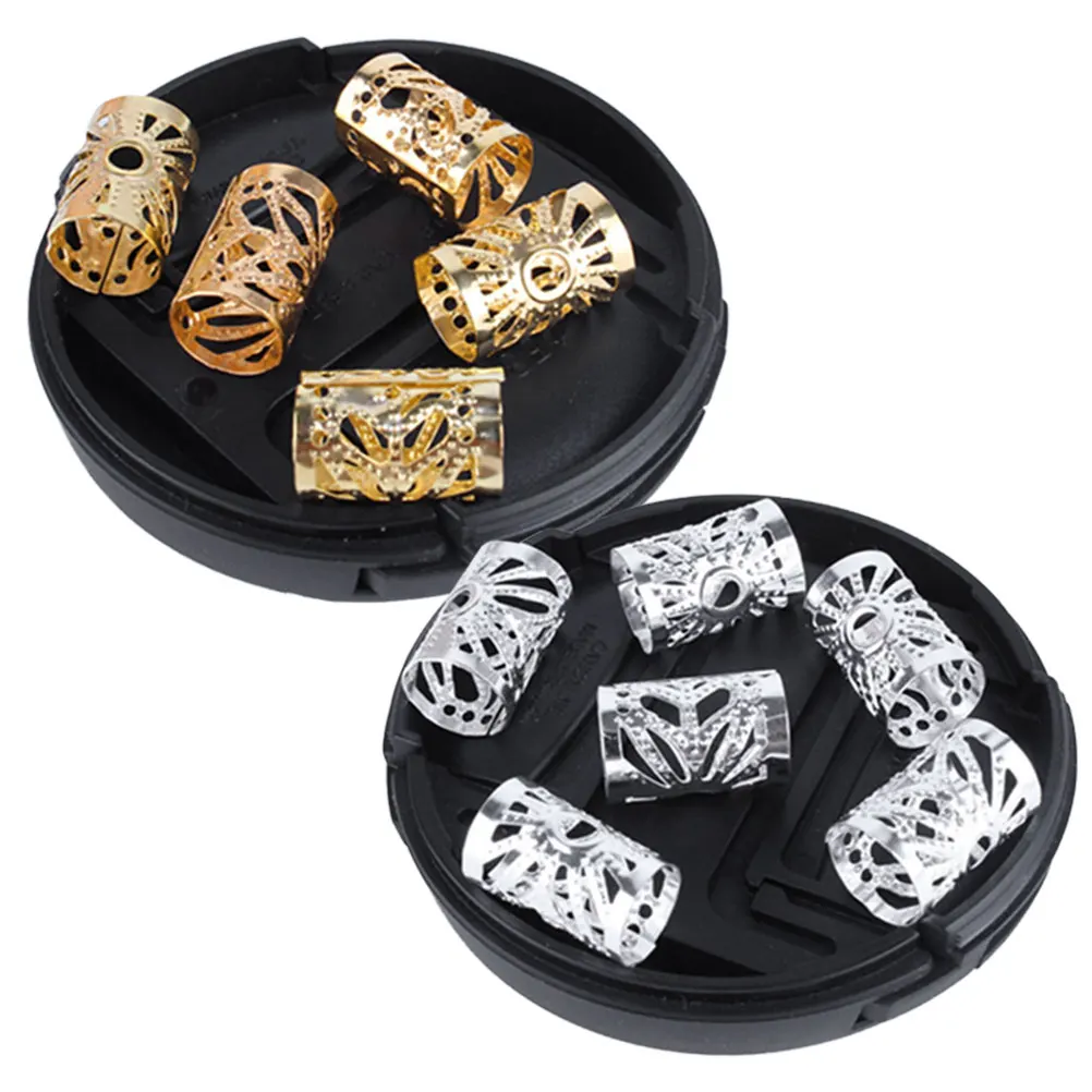 100pcs Hair Cuffs Metal Plated Decorative Hollow Out Dreadlocks Filigree Tube Dread Locks Ring Hair Braid Rings Braiding Beads
100pcs Hair Cuffs Metal Plated Decorative Hollow Out Dreadlocks Filigree Tube Dread Locks Ring Hair Braid Rings Braiding Beads