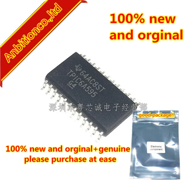 5pcs 100% new and orginal TPIC6A595DWR TPIC6A595 SOP24 POWER LOGIC 8-BIT SHIFT REGISTER in stock
5pcs 100% new and orginal TPIC6A595DWR TPIC6A595 SOP24 POWER LOGIC 8-BIT SHIFT REGISTER in stock