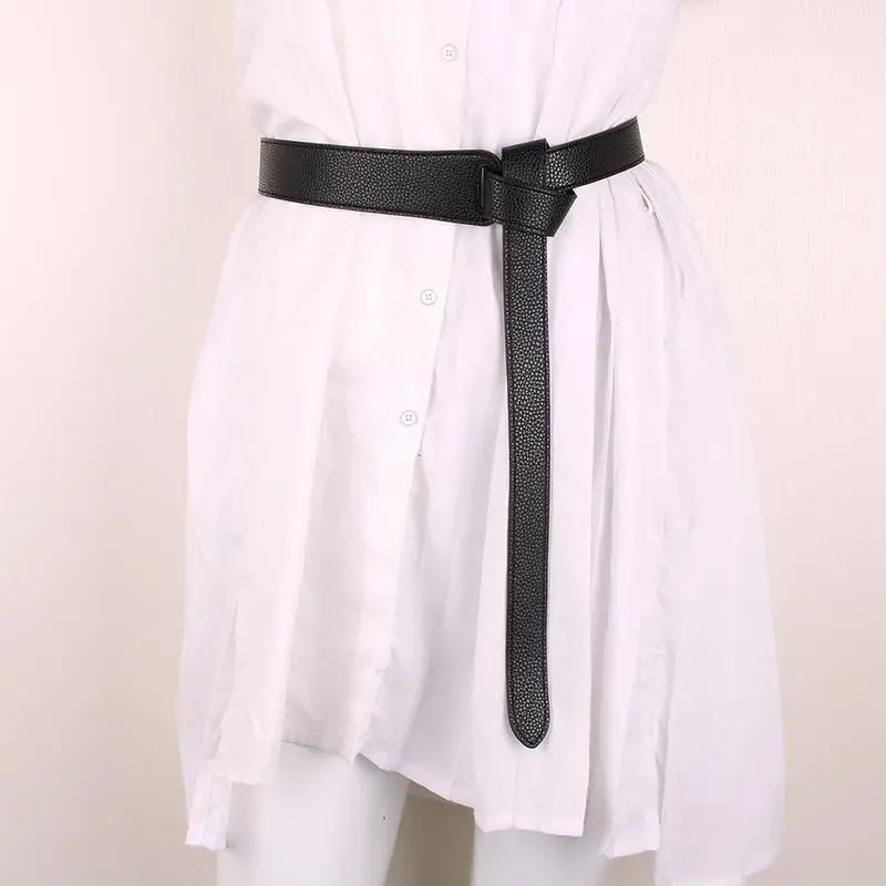 Women's Fashionable All-Match Simple Black Leather Belt Decorative Belt High Quality Sexy DIY Bow Tie Hot Sale
Women's Fashionable All-Match Simple Black Leather Belt Decorative Belt High Quality Sexy DIY Bow Tie Hot Sale