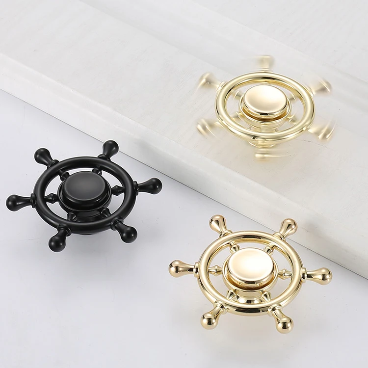 Gold Gyro Knob For Drawer Cabinet Wardrobe Pull Handle Knobs Furniture Hardware Handle Black Rotating Handle Pull
Gold Gyro Knob For Drawer Cabinet Wardrobe Pull Handle Knobs Furniture Hardware Handle Black Rotating Handle Pull
