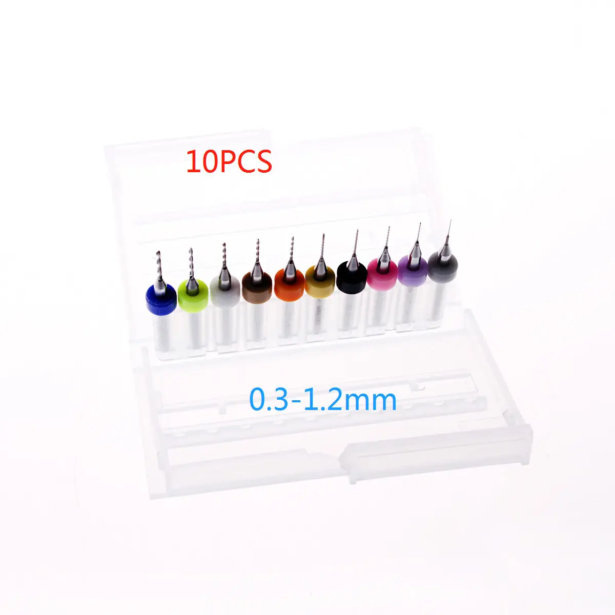 10pcs/Set Hard Alloy PCB Print Circuit Board Carbide Micro Drill Bits Tool for CNC 0.3-1.2mm
10pcs/Set Hard Alloy PCB Print Circuit Board Carbide Micro Drill Bits Tool for CNC 0.3-1.2mm
