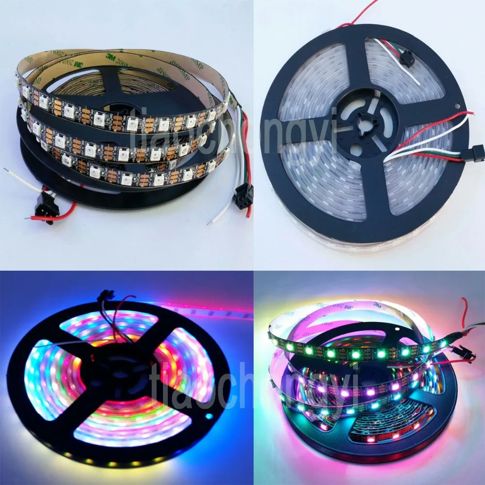 5M 30Pixels/M WS2812B Black 5050 RGB LED Strip Light Individually Addressable 5V
5M 30Pixels/M WS2812B Black 5050 RGB LED Strip Light Individually Addressable 5V