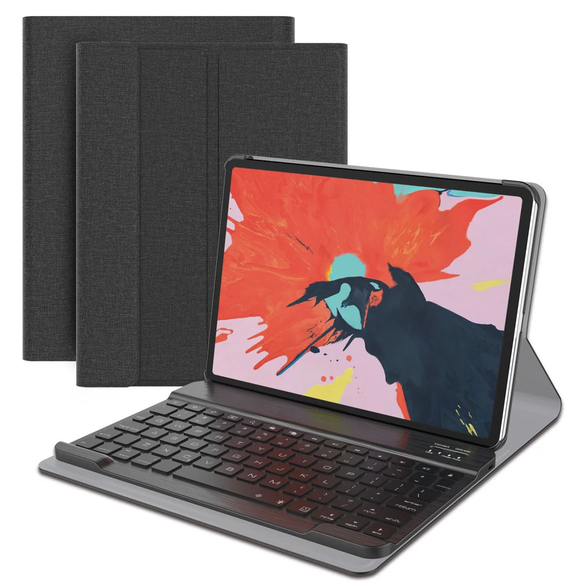 Для iPad Pro 12 9 2018 чехол Беспроводная Bluetooth американская клавиатура подставка Флип PU