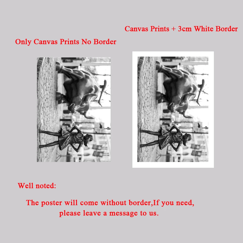 Fearless Girl Statue Black And White Street Art Poster New York Canvas Prints Feminist Girl Power Art Canvas Painting Wall Decor
Fearless Girl Statue Black And White Street Art Poster New York Canvas Prints Feminist Girl Power Art Canvas Painting Wall Decor