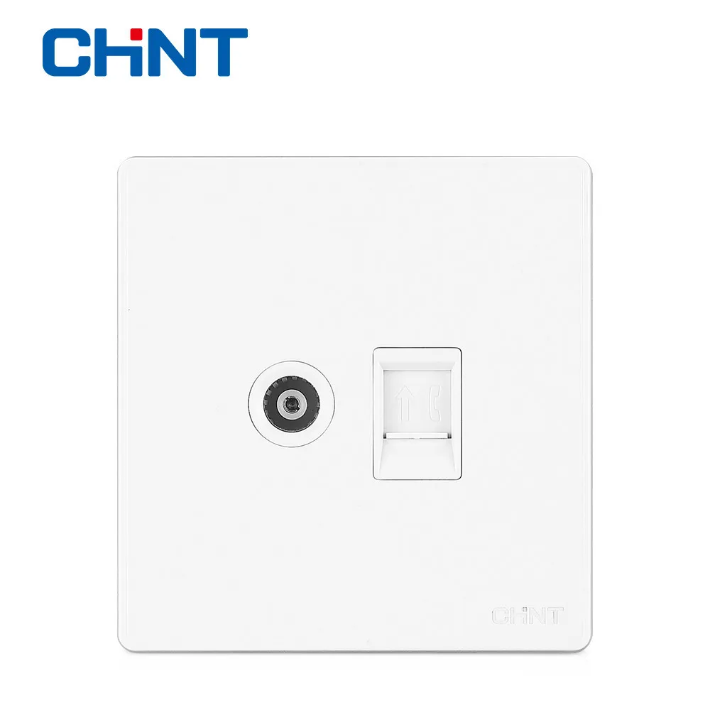 CHINT Wall Switch Telephone Wire Socket NEW2D Ivory White Panel Switch TV Computer Socket
CHINT Wall Switch Telephone Wire Socket NEW2D Ivory White Panel Switch TV Computer Socket