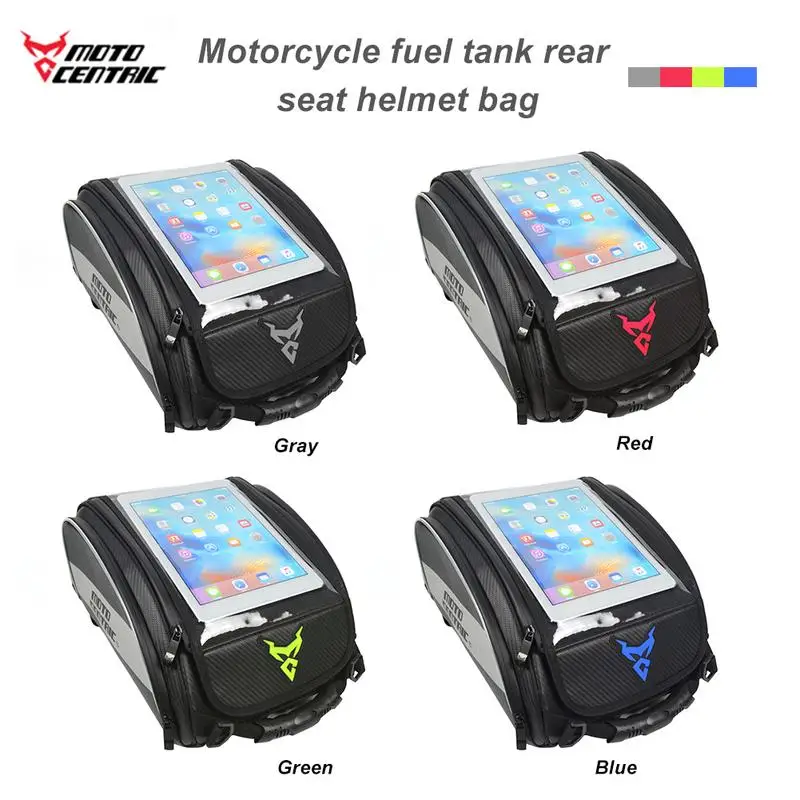 2019 Motorcycle Touch Screen Tank Bag High Capacity Helmet Storage Bag Motocross Rider Backpack Rear Seat Bag Portable Handbag
2019 Motorcycle Touch Screen Tank Bag High Capacity Helmet Storage Bag Motocross Rider Backpack Rear Seat Bag Portable Handbag
