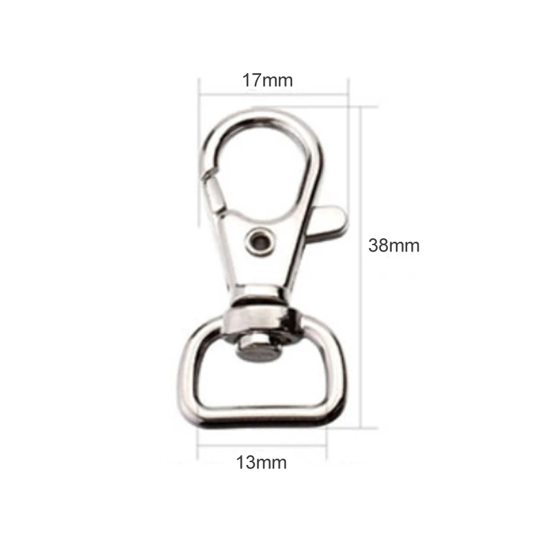 10 Pcs Apparel Sewing Fabric Snap Hook Lanyard DIY Craft Metal Swivel Trigger Outdoor Backpack Bag Parts 6 Sizes Lobster Clasp
10 Pcs Apparel Sewing Fabric Snap Hook Lanyard DIY Craft Metal Swivel Trigger Outdoor Backpack Bag Parts 6 Sizes Lobster Clasp
