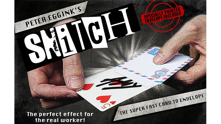 SNITCH by Peter Eggink (Gimmick+online instruct) Magic Tricks,Mentalism,Close up Magia,magic show kit,magic props for stage
SNITCH by Peter Eggink (Gimmick+online instruct) Magic Tricks,Mentalism,Close up Magia,magic show kit,magic props for stage